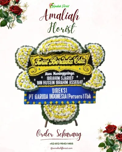 Papan Bunga Duka di Semoyo