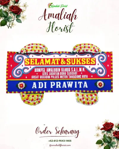 Karangan Bunga Ucapan Selamat di Semoyo